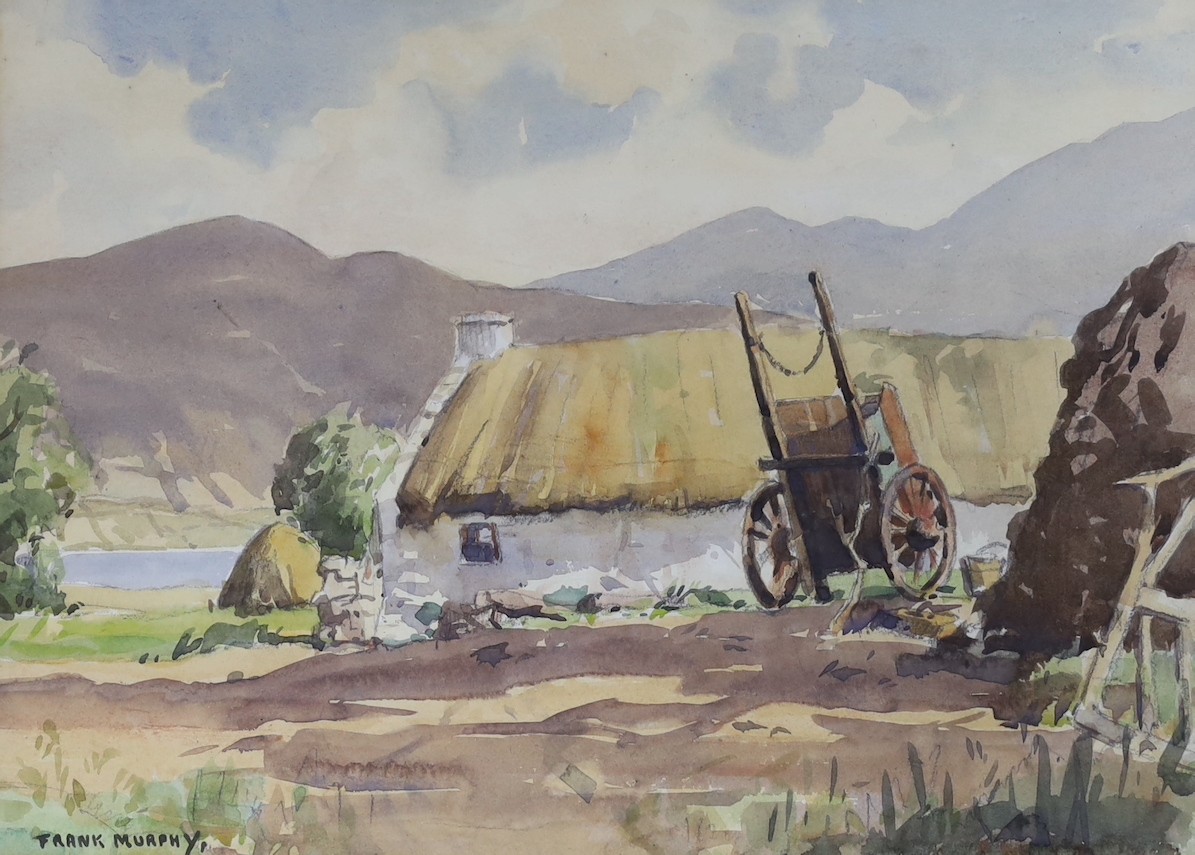 Frank Murphy (1925-1979), pair of watercolours, Views in Donegal, signed, 26 x 36cm